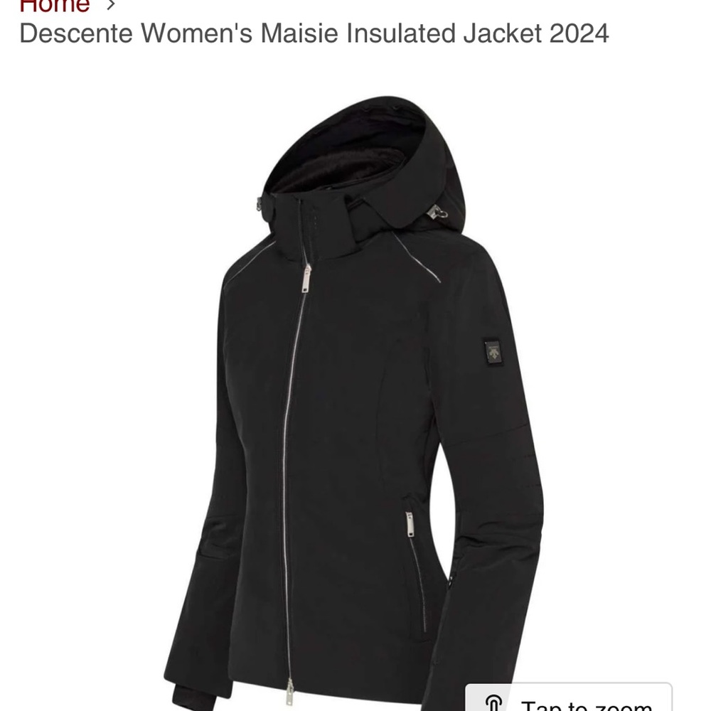 Descente Women's Black Insulated Jacket
